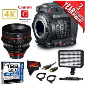 Canon EOS C200 Cinema Camera Intl Version with Canon 35mm Cine Lens (base)
