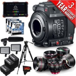 Canon EOS C200 Cinema Camera Intl Version with 5 Canon Cinema Lenses (advanced)